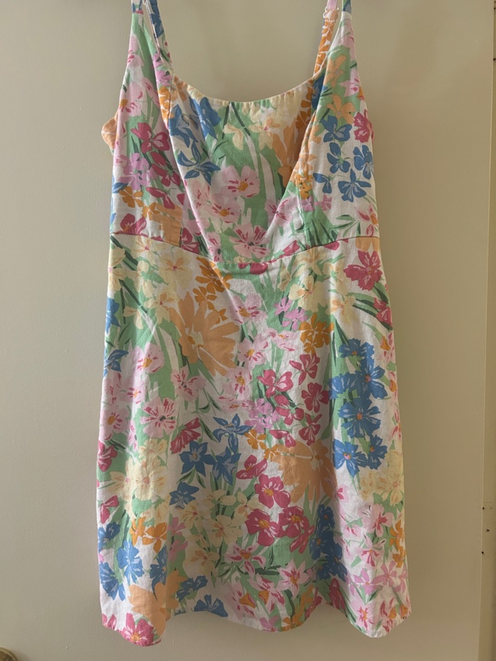 Old Navy Multicolor Floral Smocked Dress